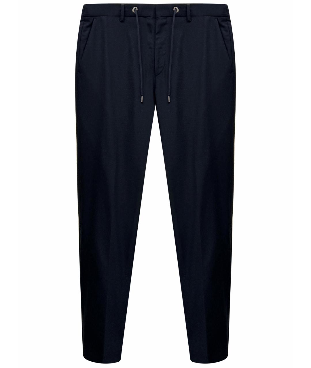 HUGO BOSS Темно-синие повседневные брюки, фото 10