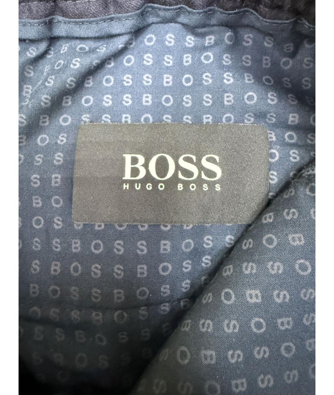HUGO BOSS Темно-синие повседневные брюки, фото 7