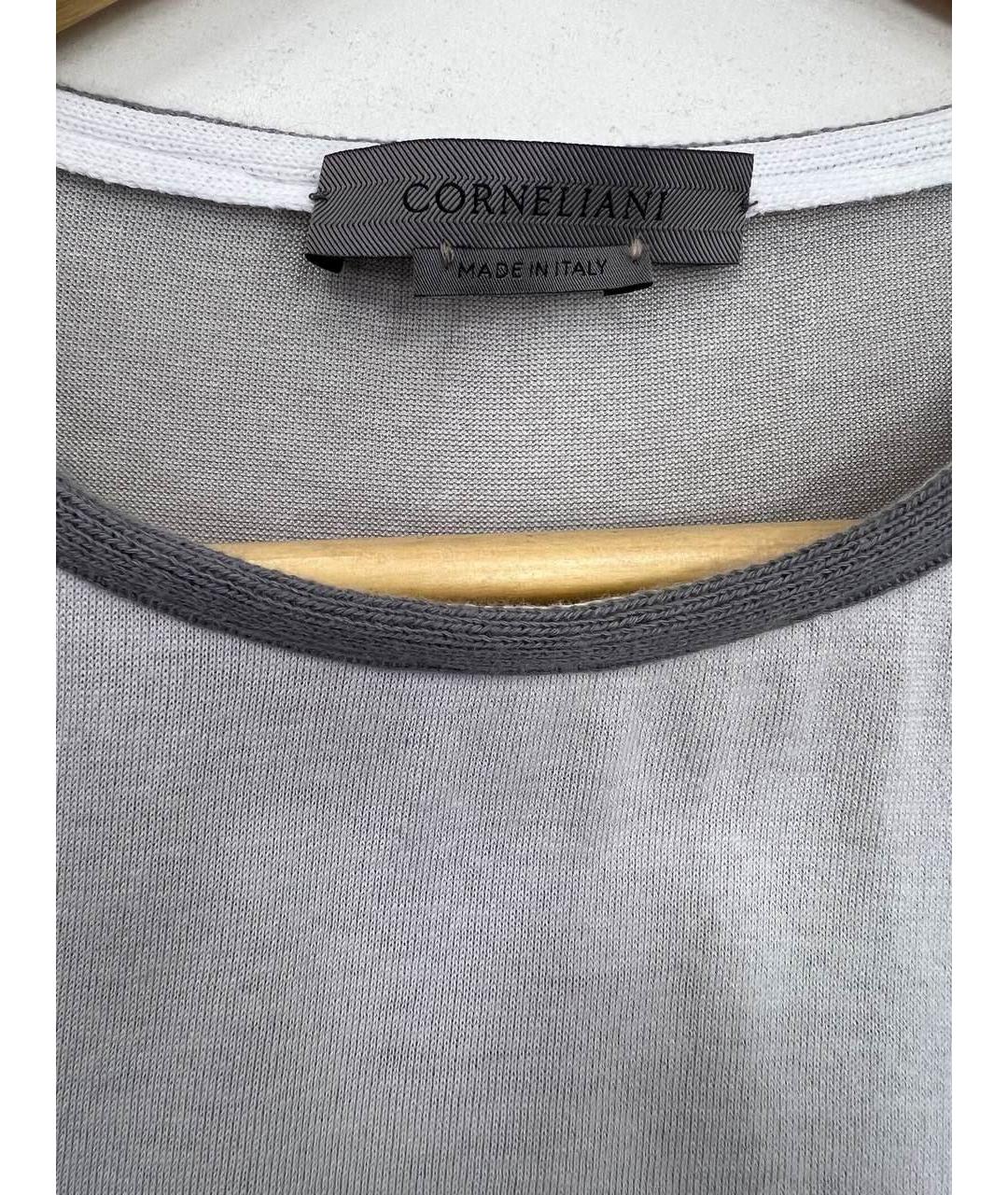 CORNELIANI Серая футболка, фото 3