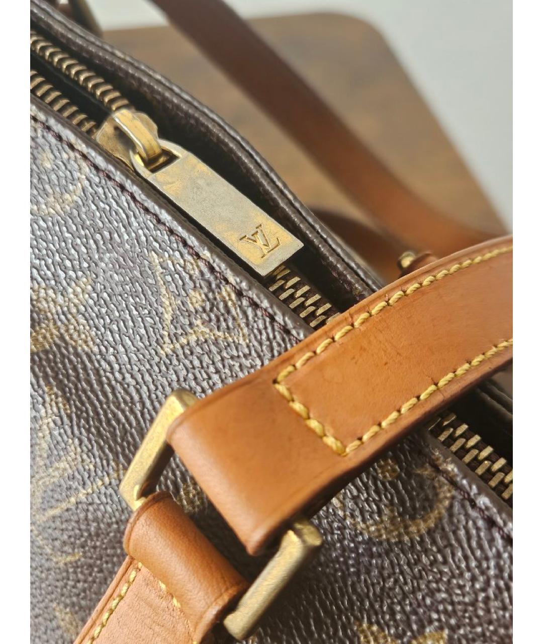 LOUIS VUITTON Коричневая сумка тоут, фото 7