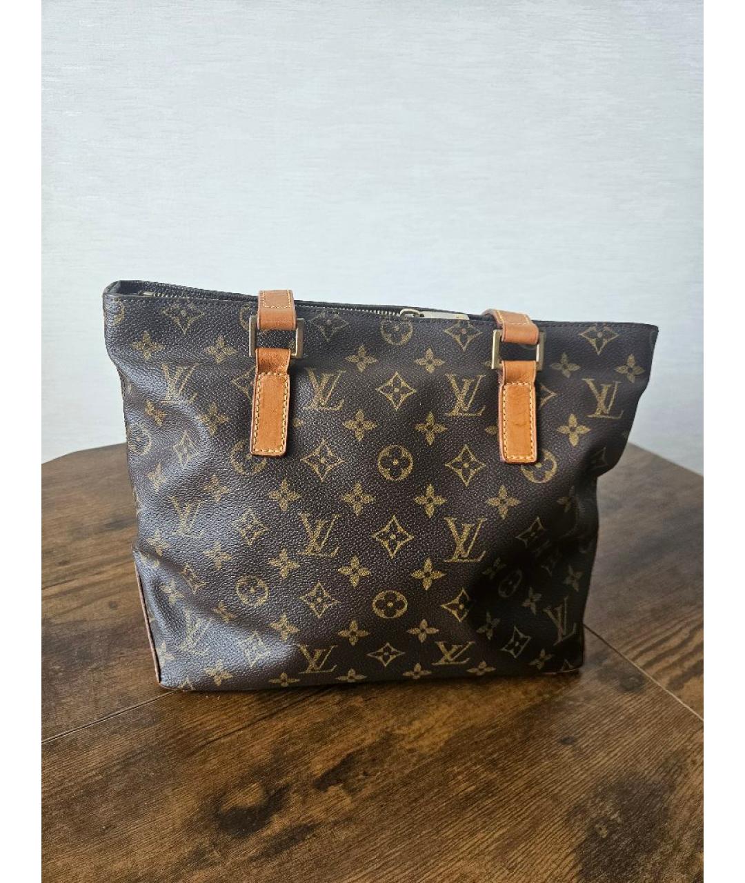 LOUIS VUITTON Коричневая сумка тоут, фото 3
