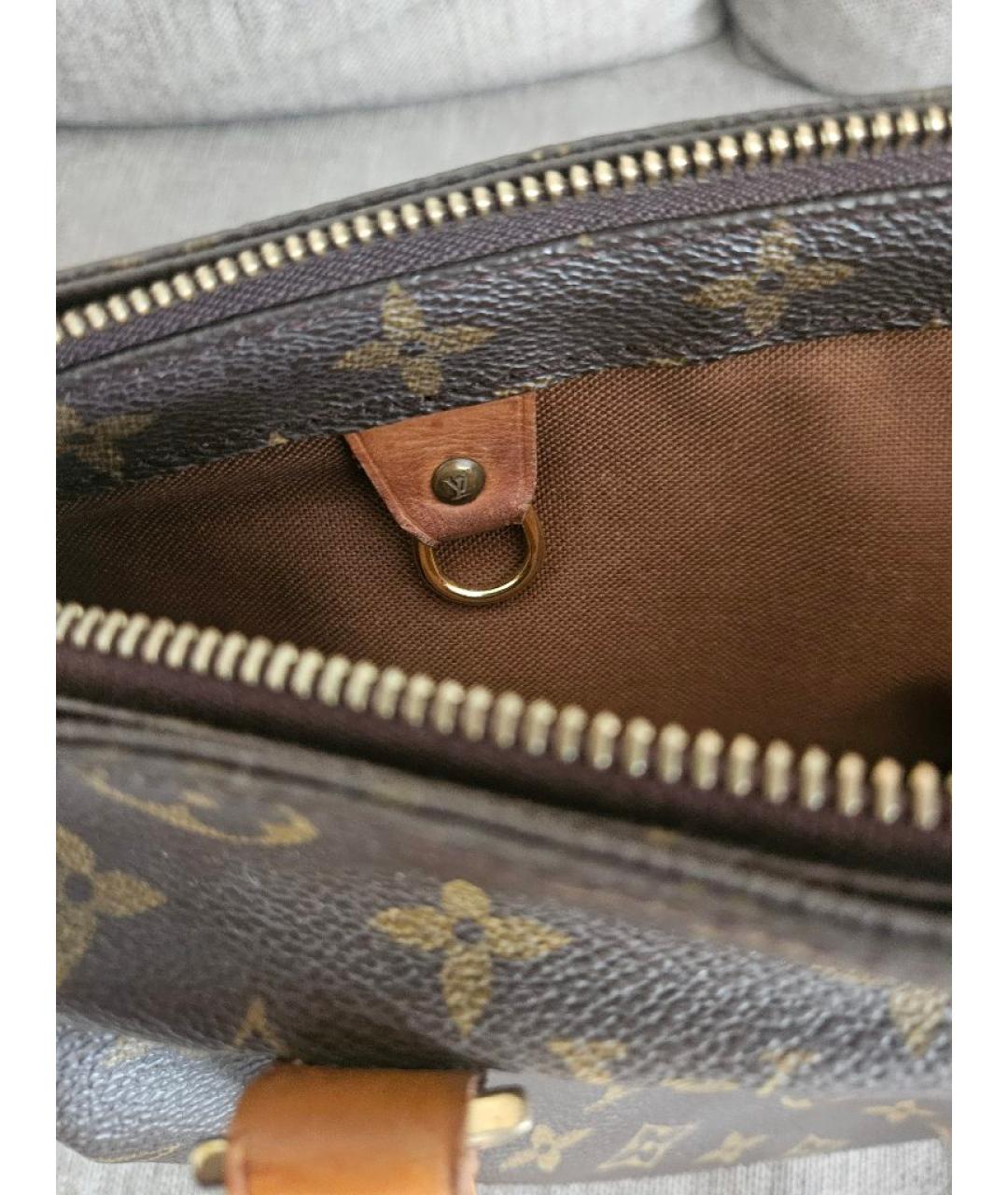 LOUIS VUITTON Коричневая сумка тоут, фото 8