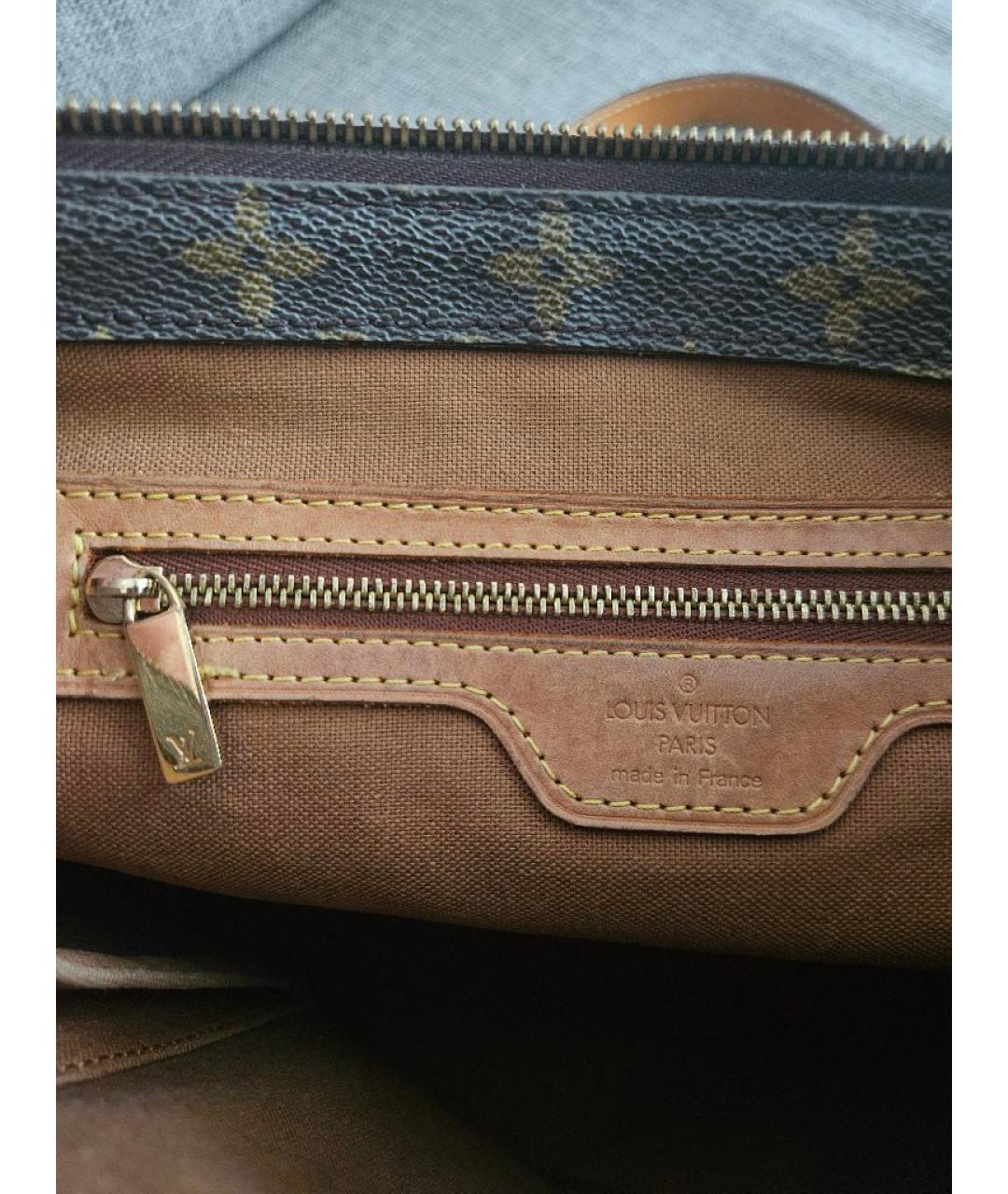 LOUIS VUITTON Коричневая сумка тоут, фото 5