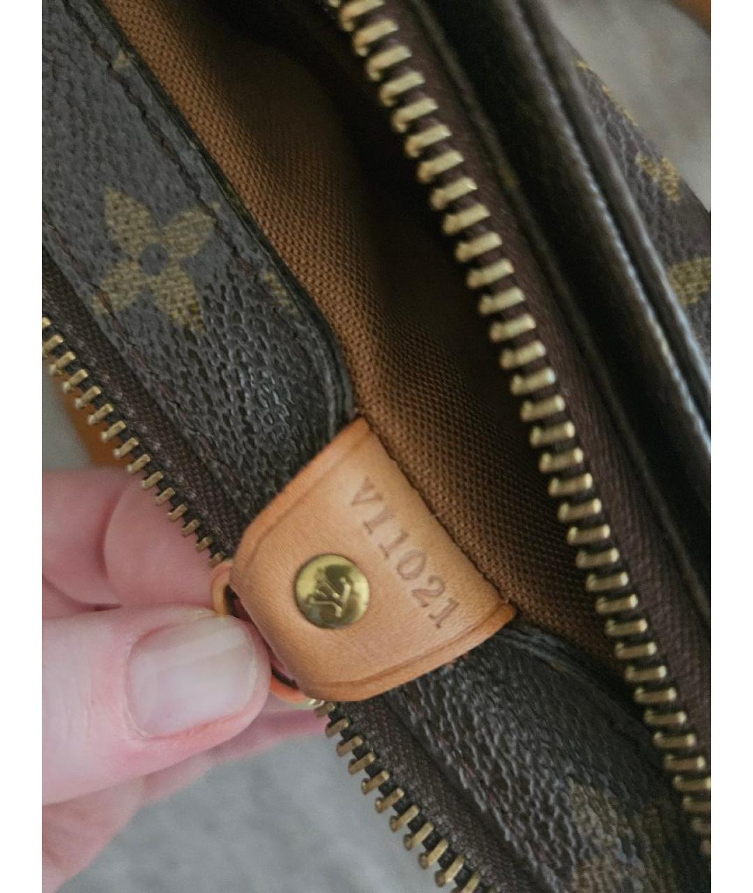 LOUIS VUITTON Коричневая сумка тоут, фото 6