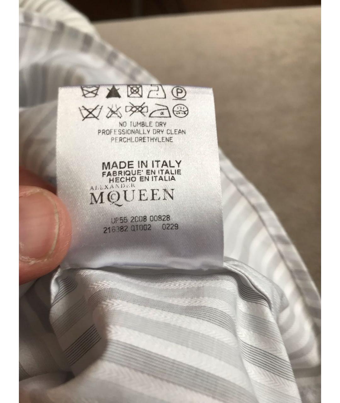 ALEXANDER MCQUEEN Хлопковая блузы, фото 7