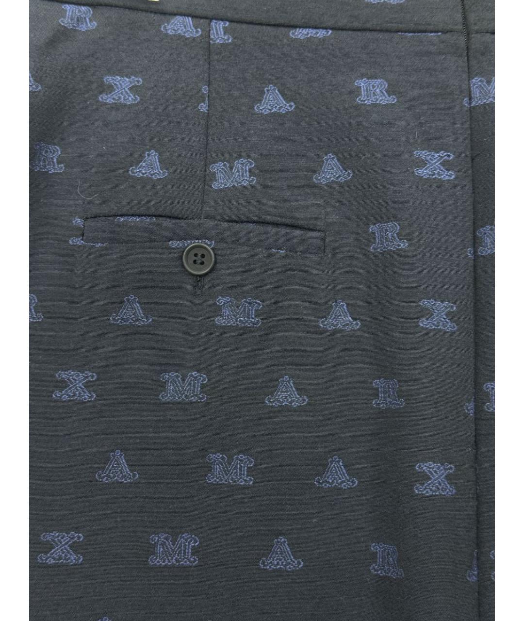 MAX MARA Синяя юбка миди, фото 4
