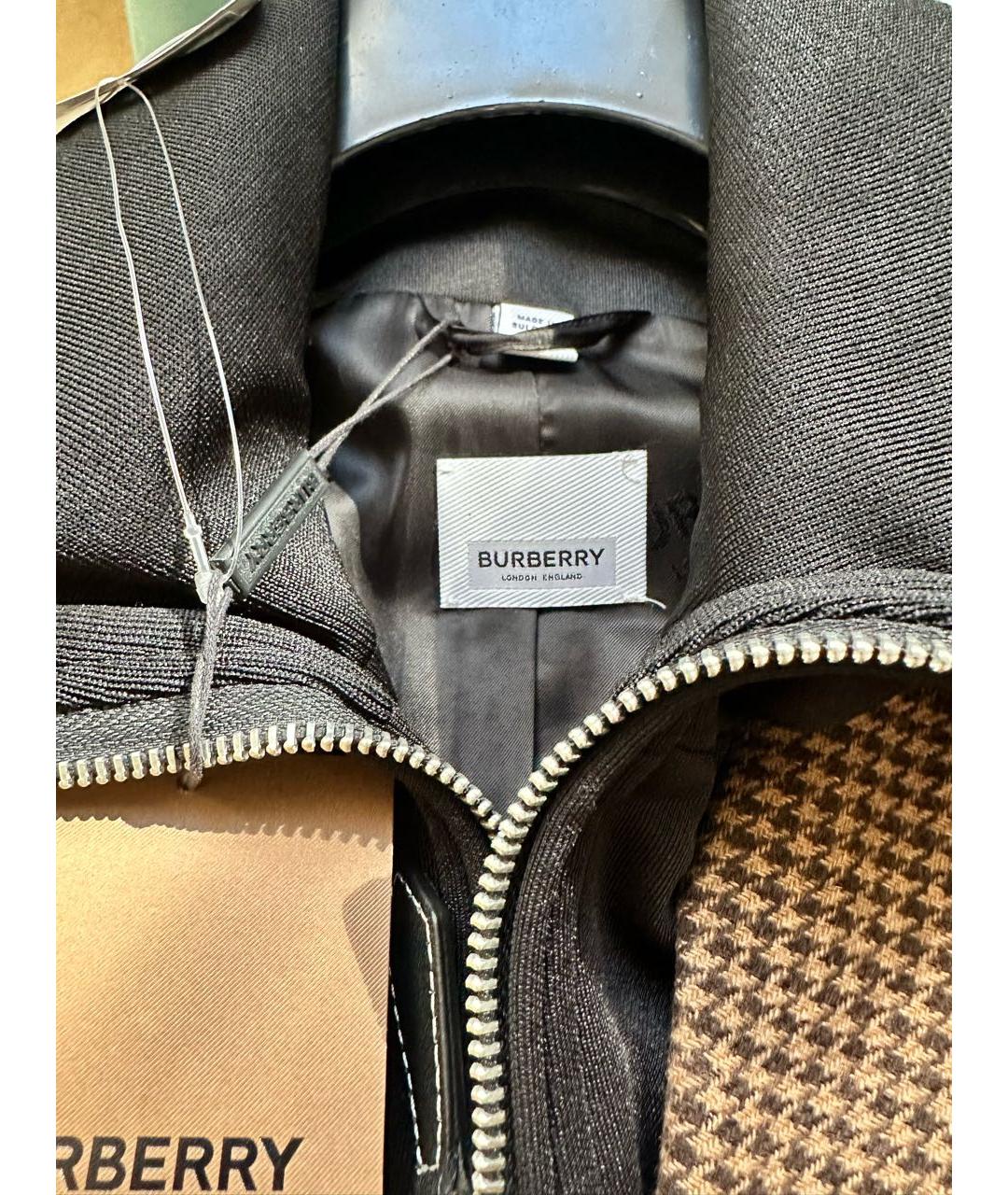 BURBERRY Коричневое шерстяное пальто, фото 6