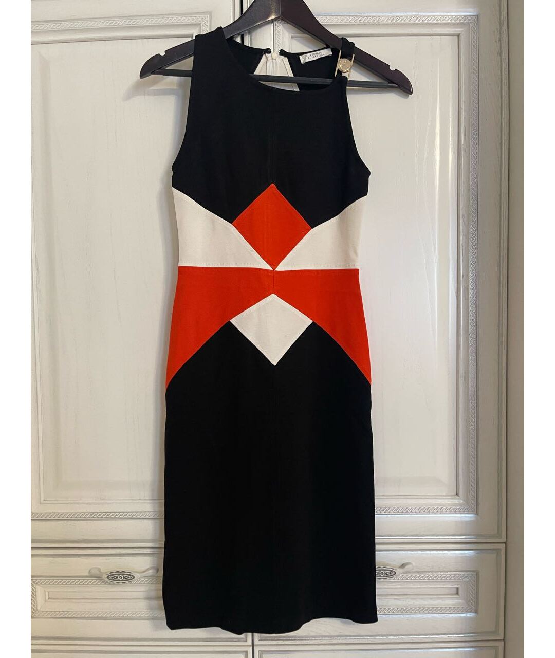 VERSACE COLLECTION Мульти вискозное повседневное платье, фото 6