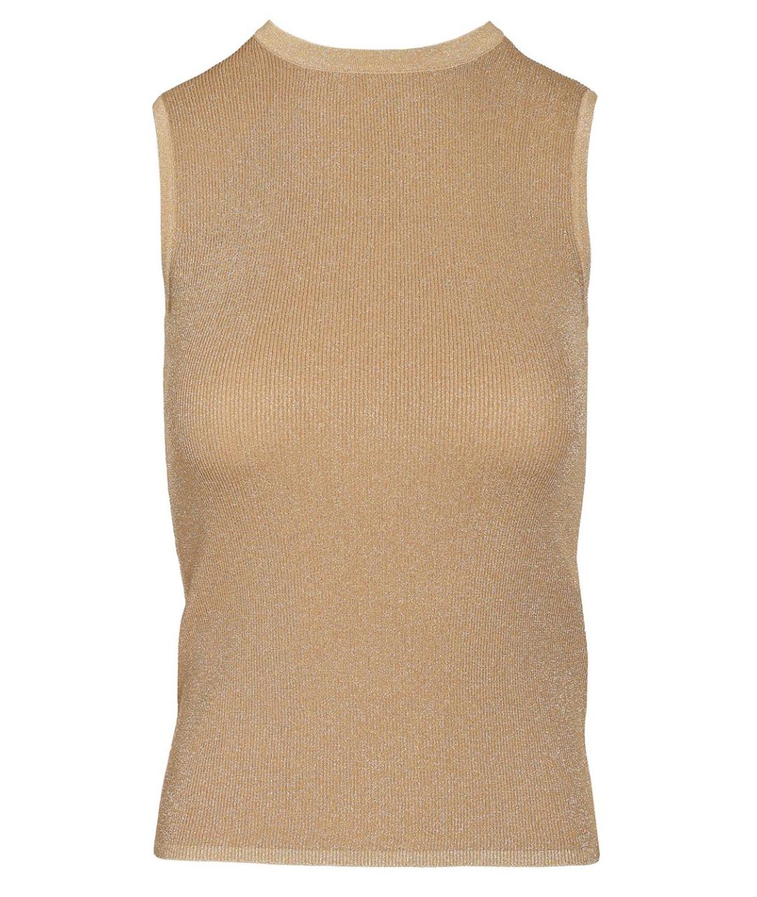 MAX MARA STUDIO Золотая полиэстеровая блузы, фото 1