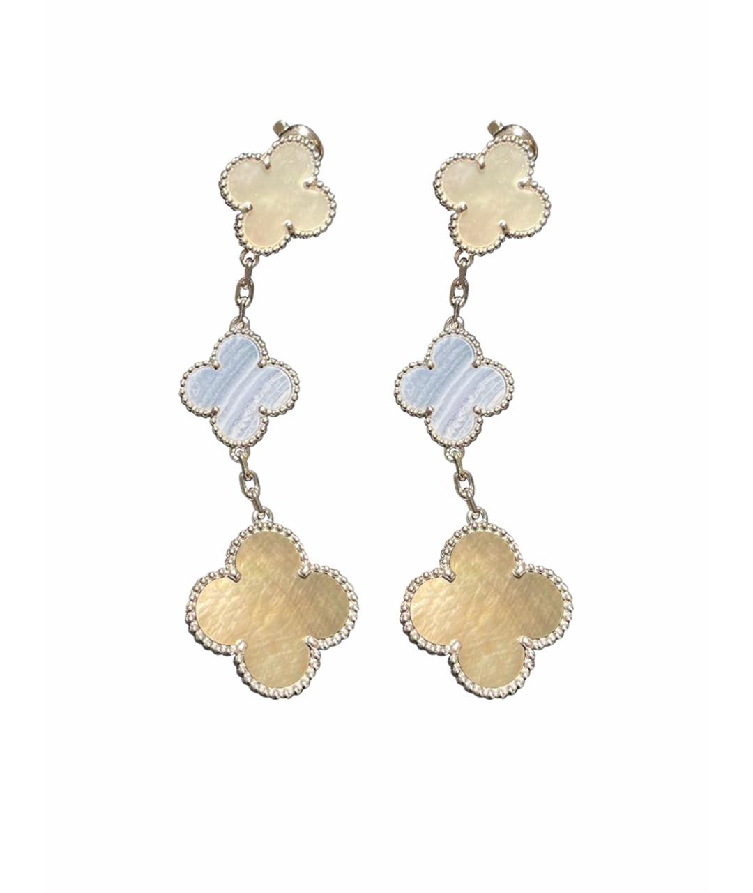 VAN CLEEF & ARPELS Золотые серьги из белого золота, фото 1