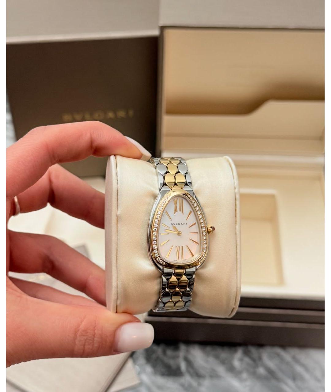 BVLGARI Золотые часы из розового золота, фото 7