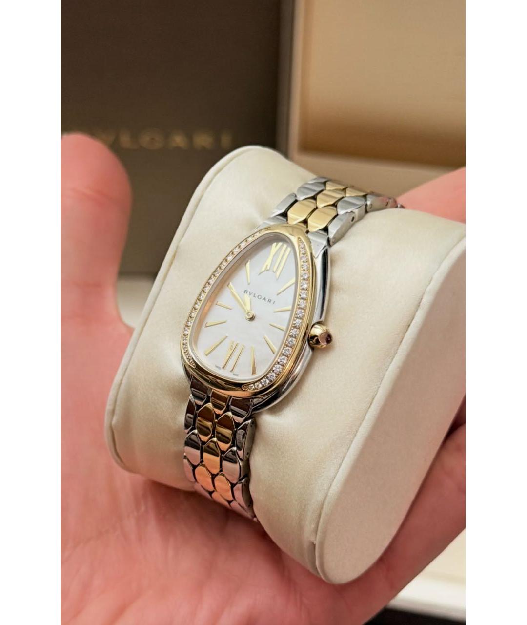 BVLGARI Золотые часы из розового золота, фото 3