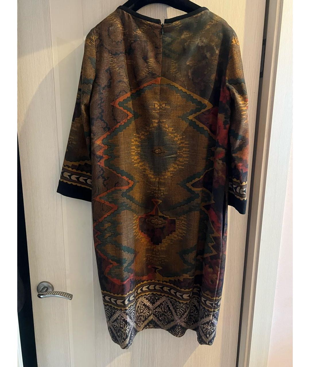 ETRO Мульти шерстяное платье, фото 2