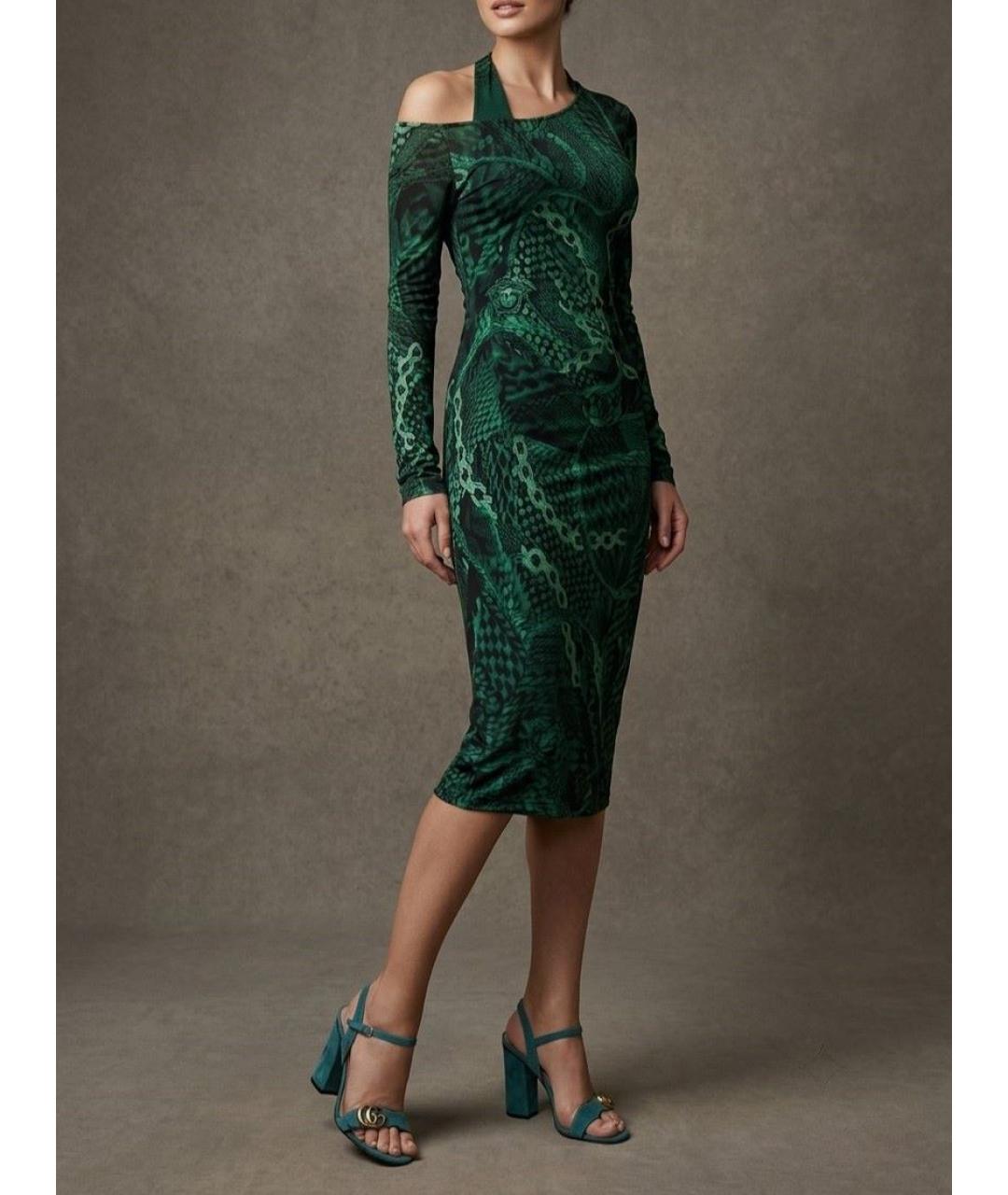 ALEXANDER MCQUEEN Зеленое платье, фото 6