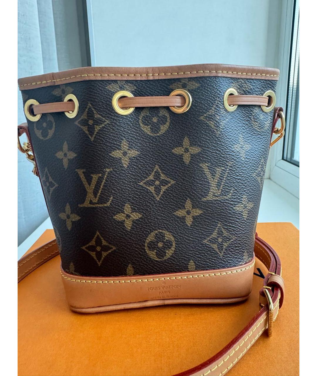 LOUIS VUITTON Коричневая сумка через плечо, фото 7