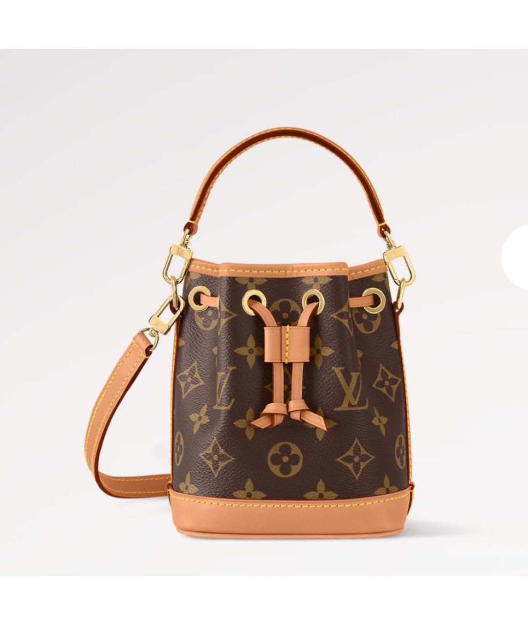 LOUIS VUITTON Коричневая сумка через плечо, фото 9