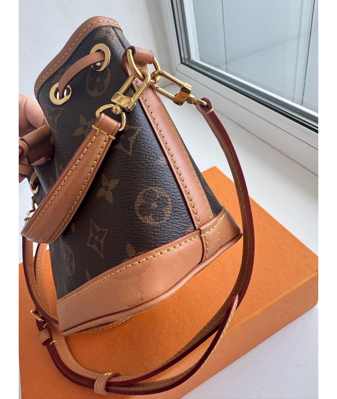LOUIS VUITTON Коричневая сумка через плечо, фото 8