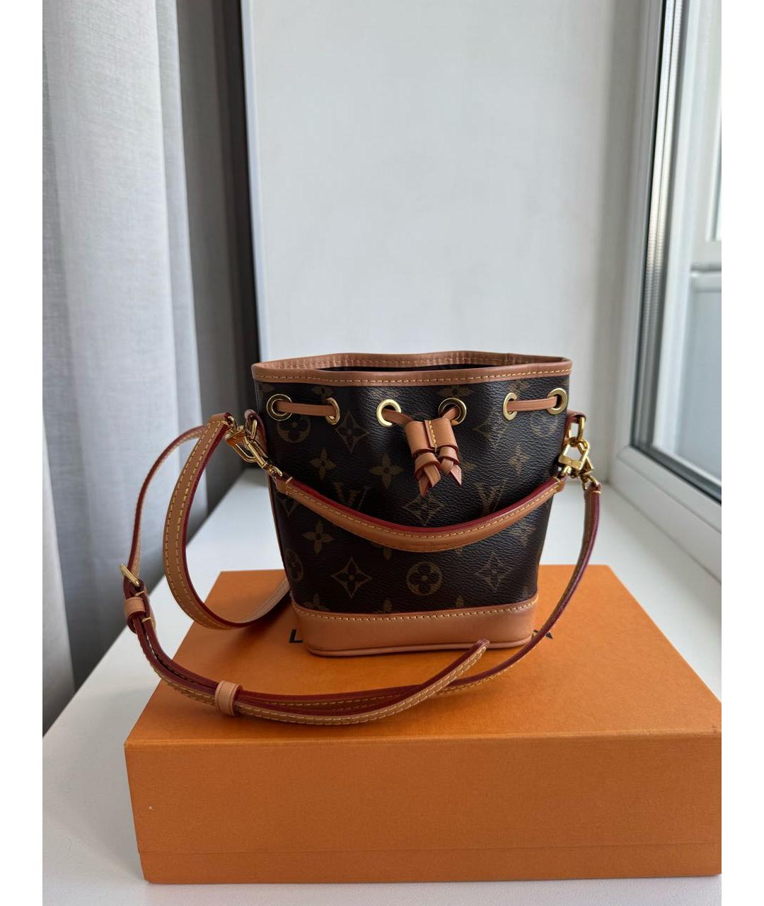 LOUIS VUITTON Коричневая сумка через плечо, фото 3