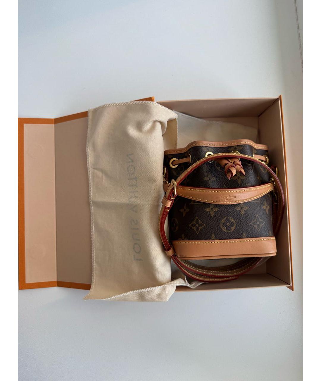 LOUIS VUITTON Коричневая сумка через плечо, фото 4