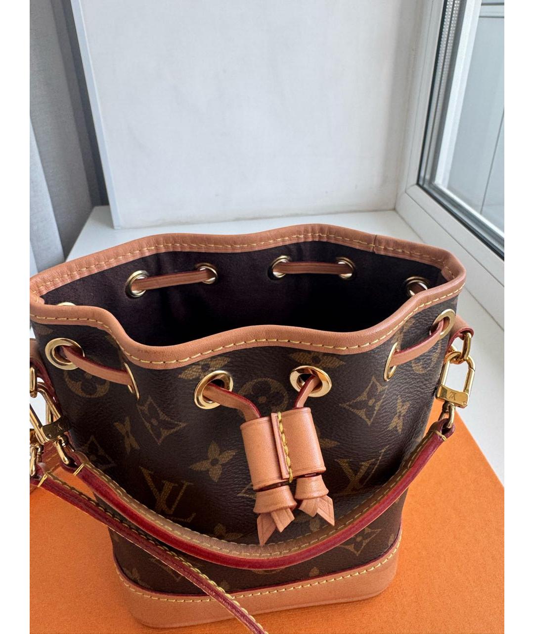 LOUIS VUITTON Коричневая сумка через плечо, фото 5