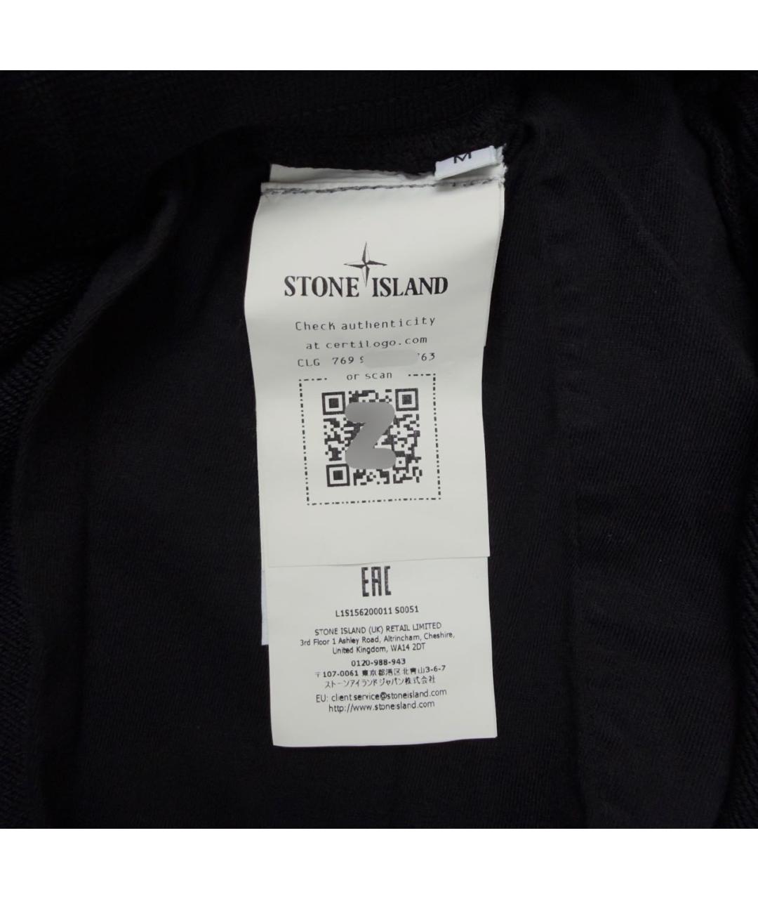 STONE ISLAND Черные шорты, фото 5