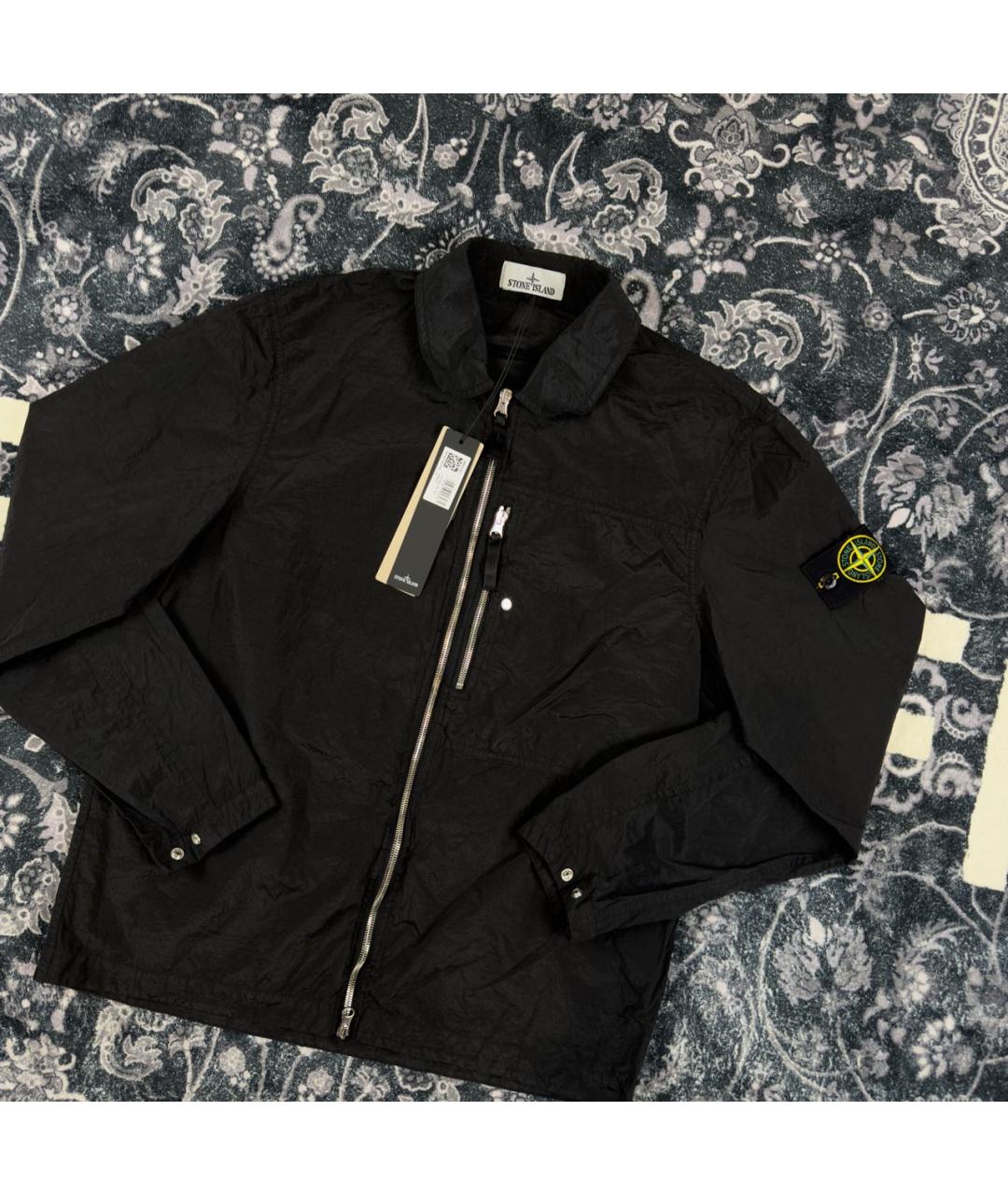 STONE ISLAND Черная куртка, фото 2
