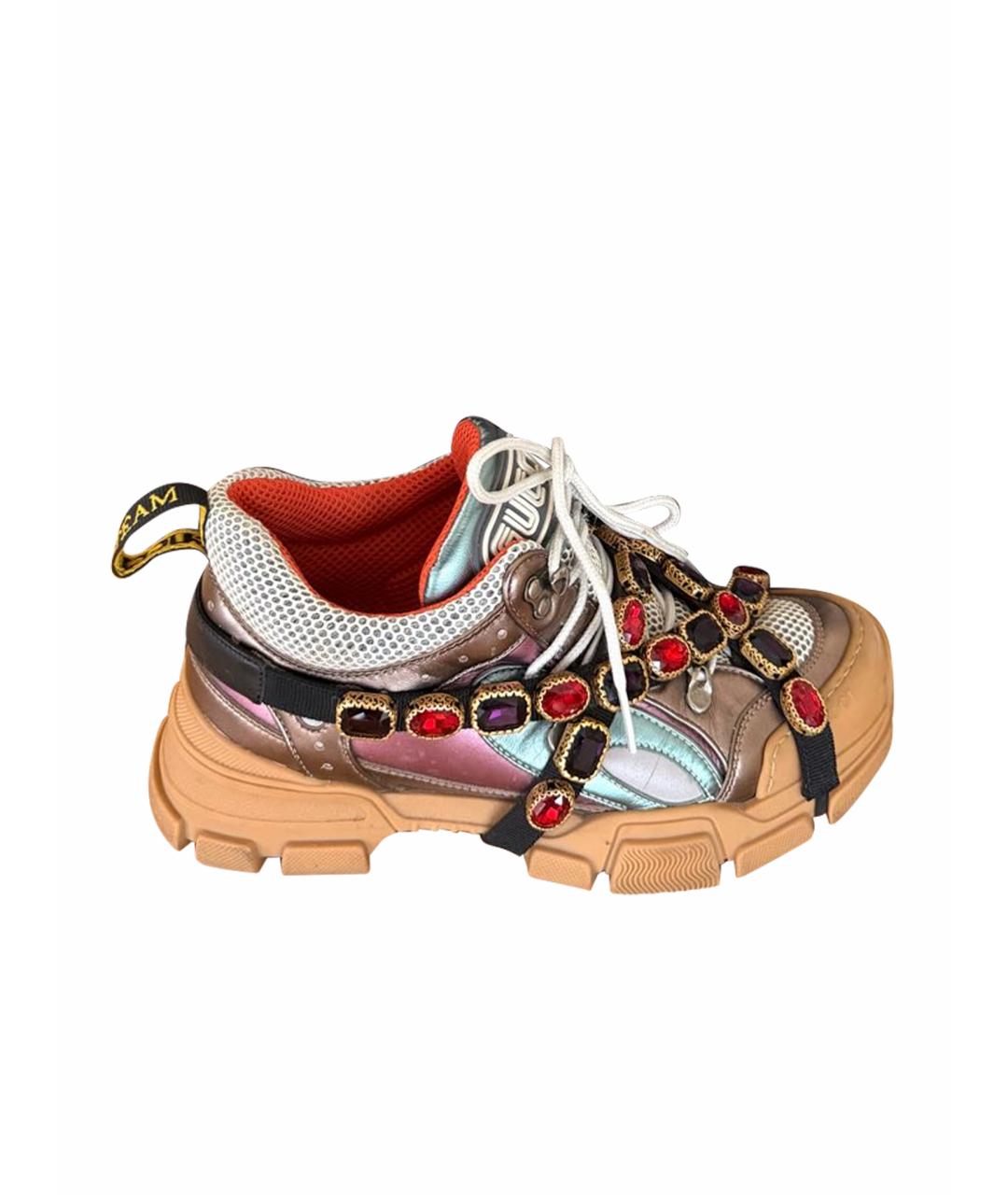 GUCCI Бежевые кроссовки, фото 1