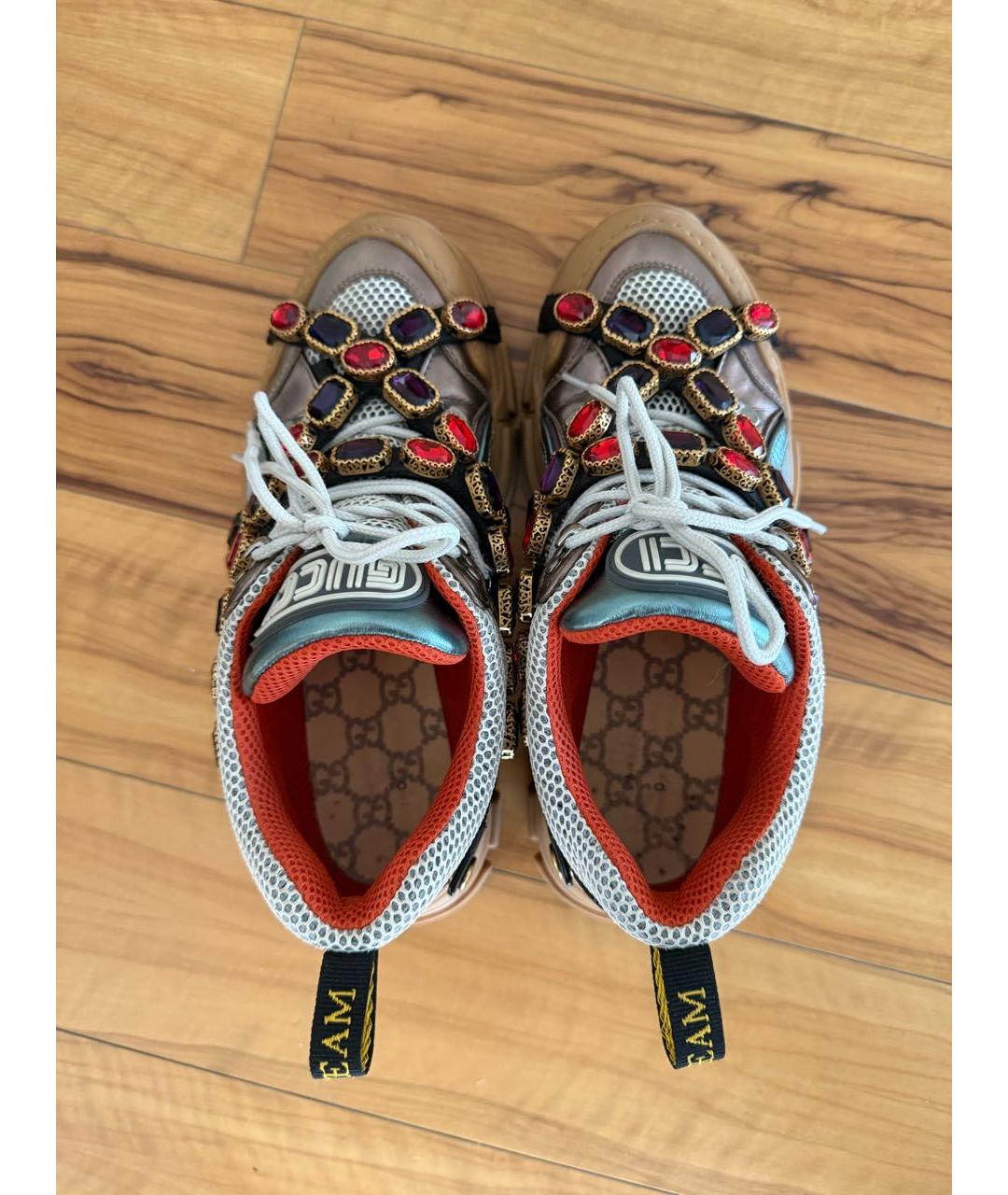 GUCCI Бежевые кроссовки, фото 2
