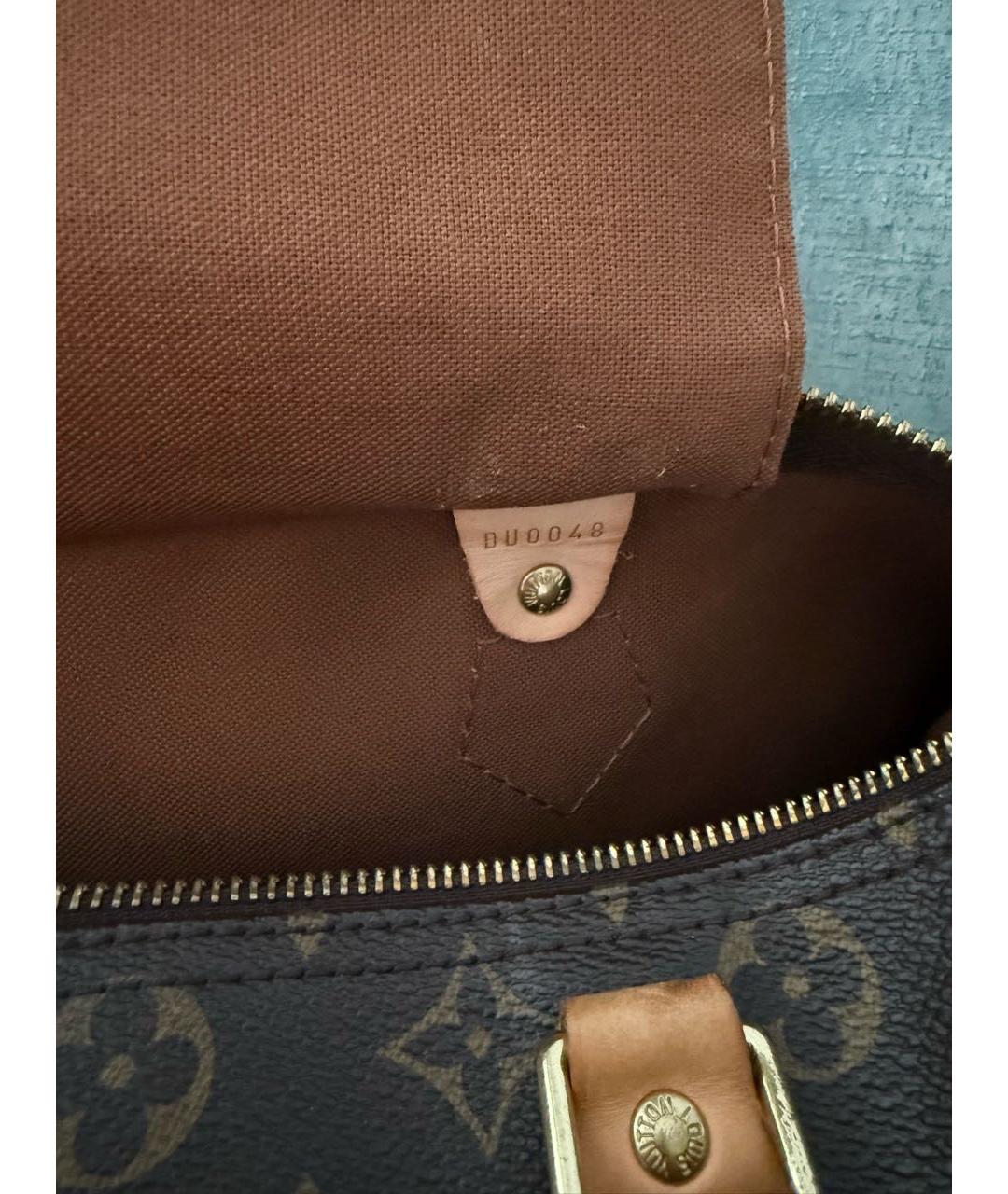 LOUIS VUITTON Коричневая сумка с короткими ручками, фото 5