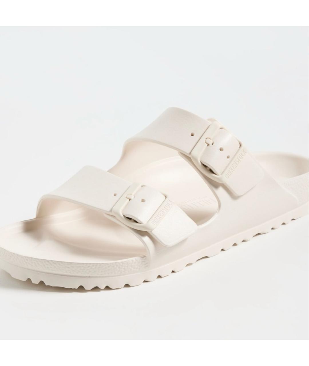 BIRKENSTOCK Бежевые шлепанцы, фото 4