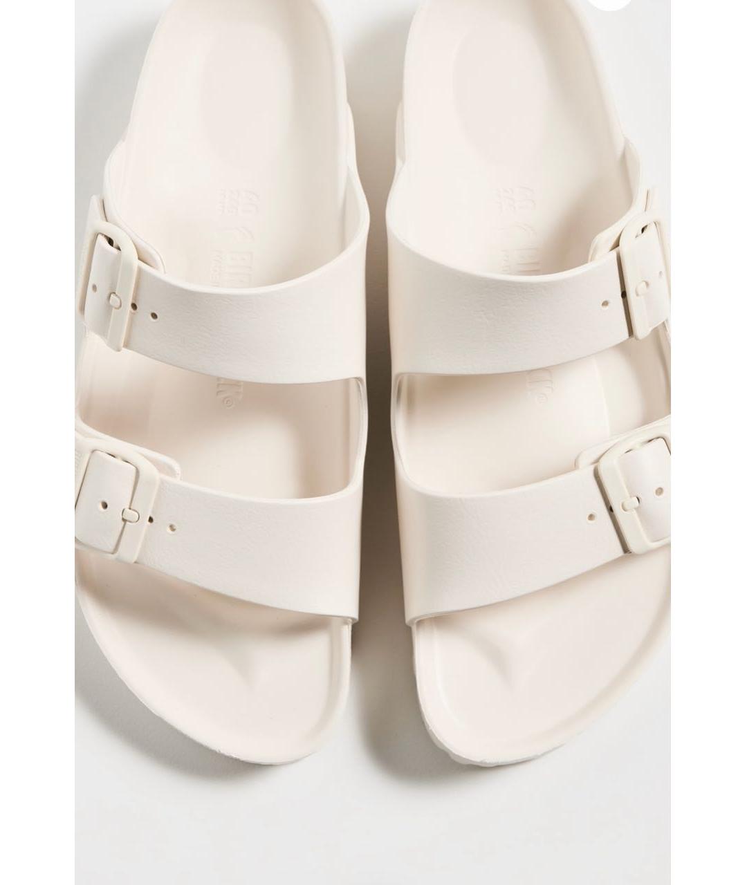 BIRKENSTOCK Бежевые шлепанцы, фото 3