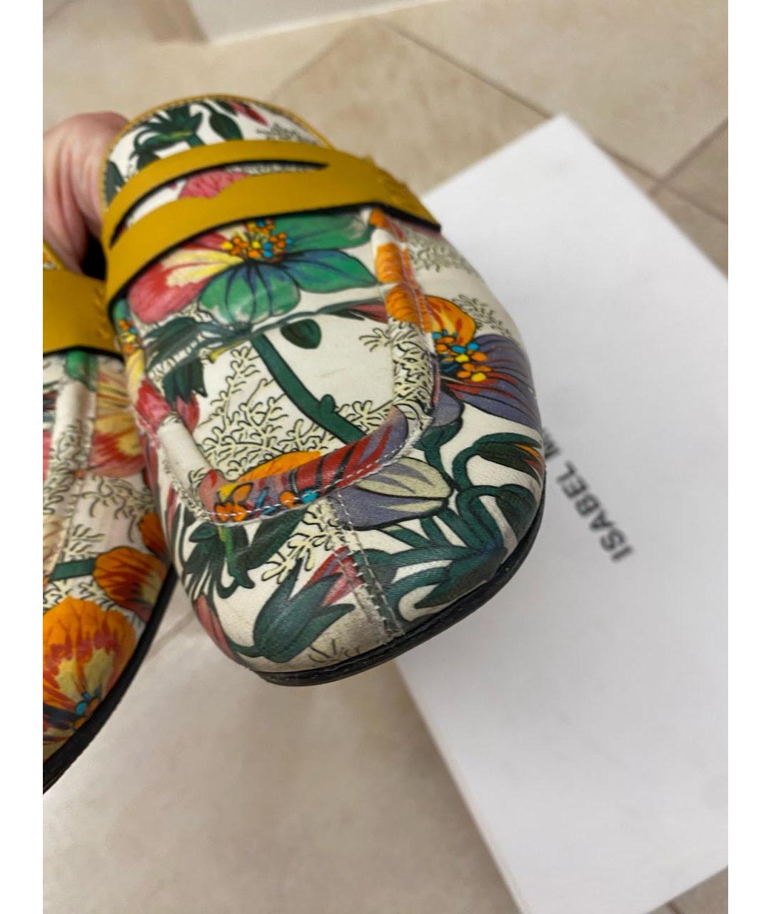 ISABEL MARANT Мульти кожаные мюли, фото 6