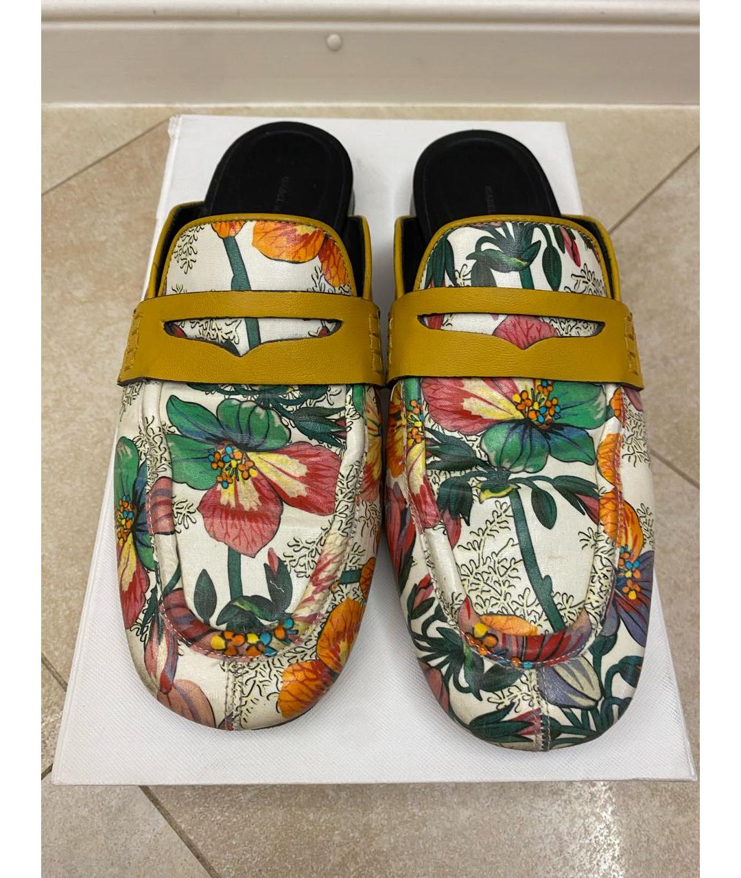ISABEL MARANT Мульти кожаные мюли, фото 2
