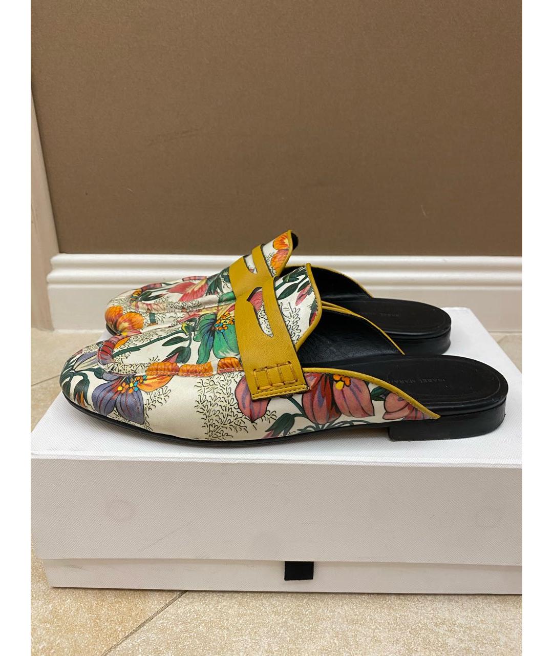 ISABEL MARANT Мульти кожаные мюли, фото 9