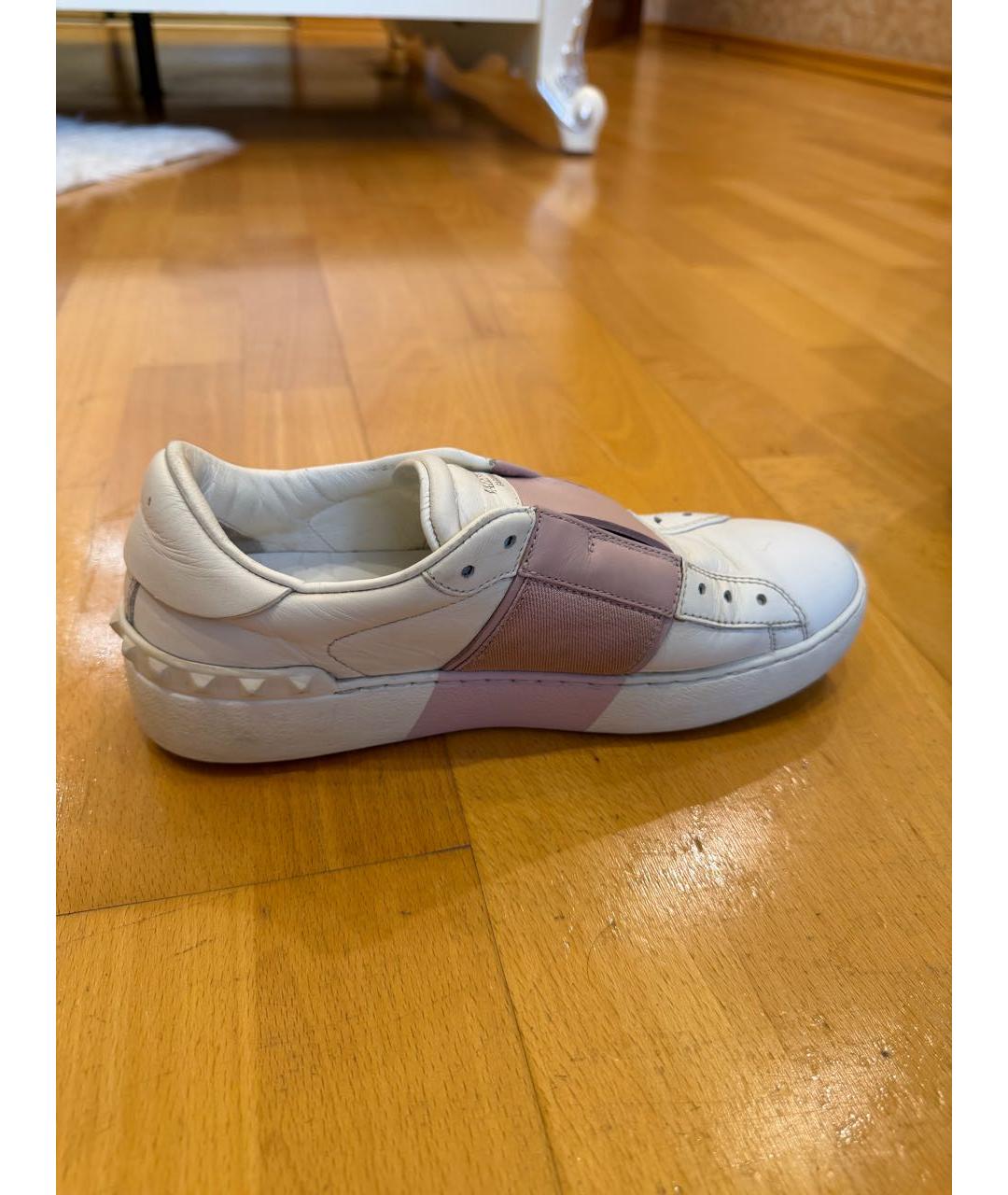 VALENTINO Белые кожаные кеды, фото 5