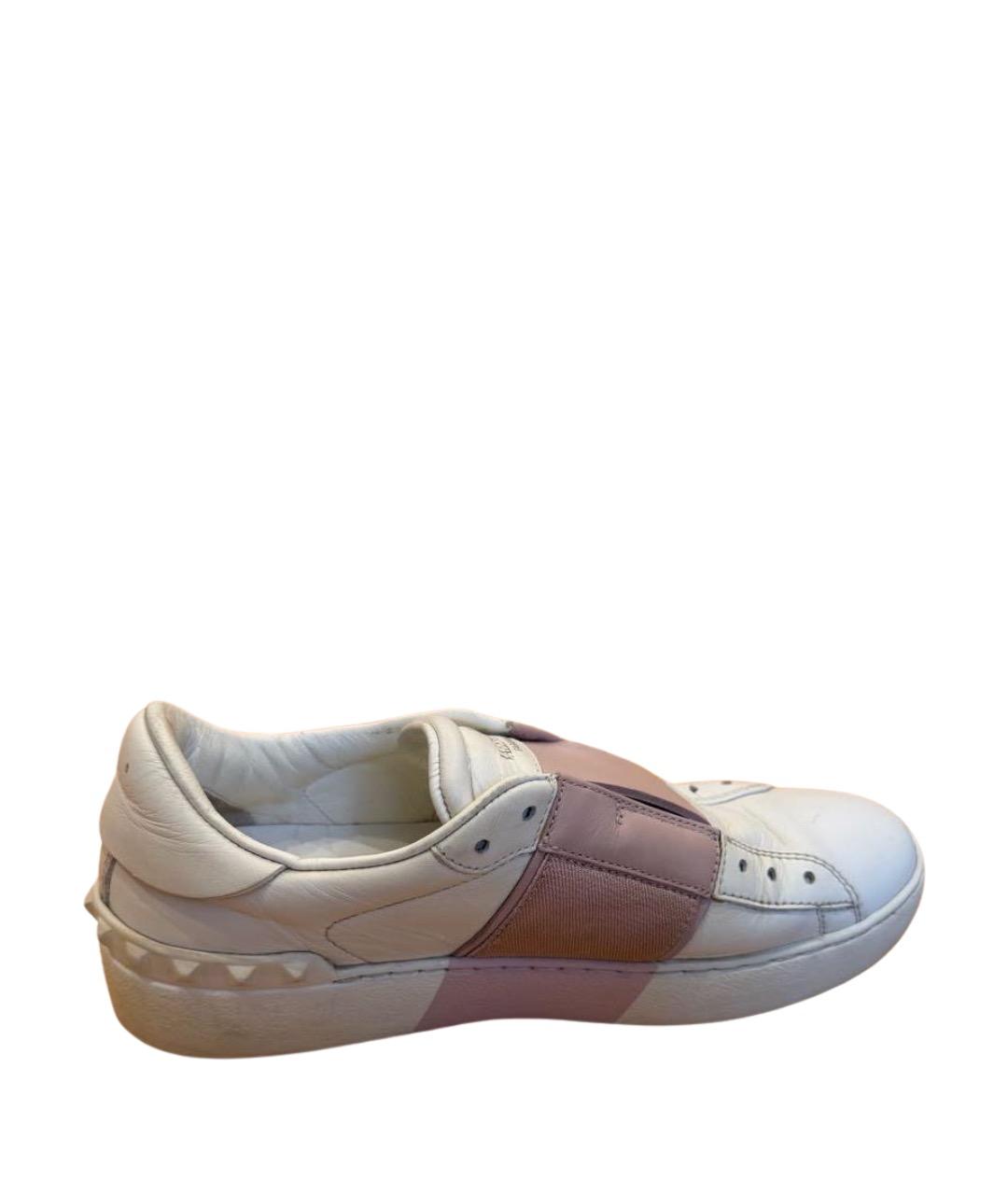 VALENTINO Белые кожаные кеды, фото 1