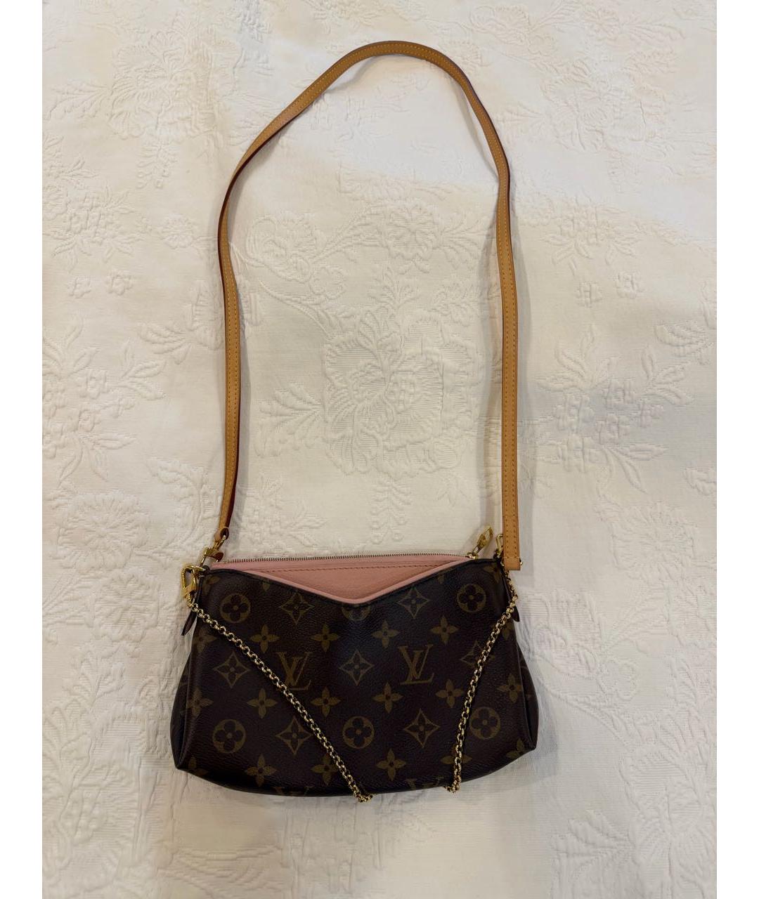 LOUIS VUITTON Коричневая сумка через плечо, фото 8