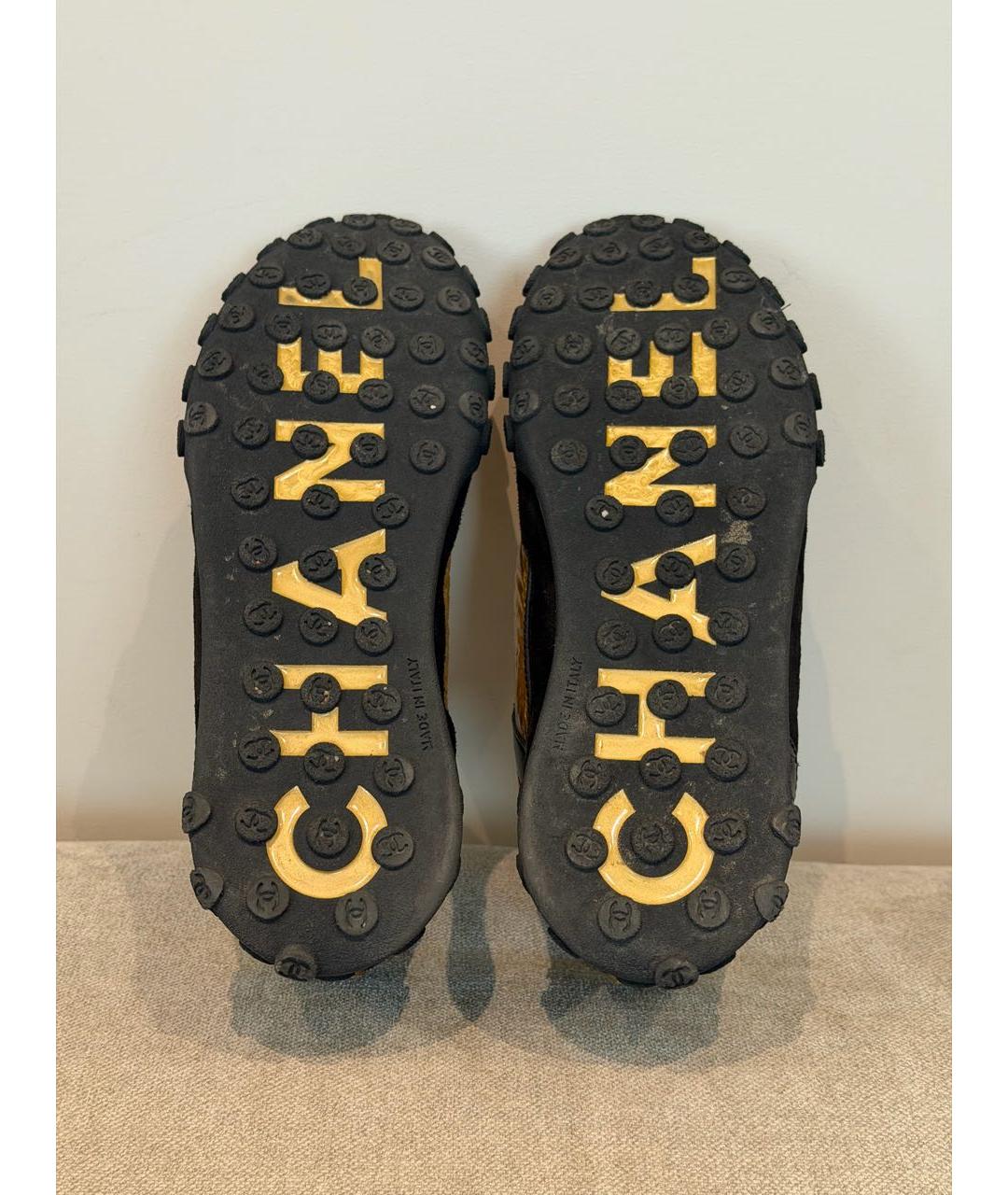 CHANEL Мульти кожаные кроссовки, фото 6