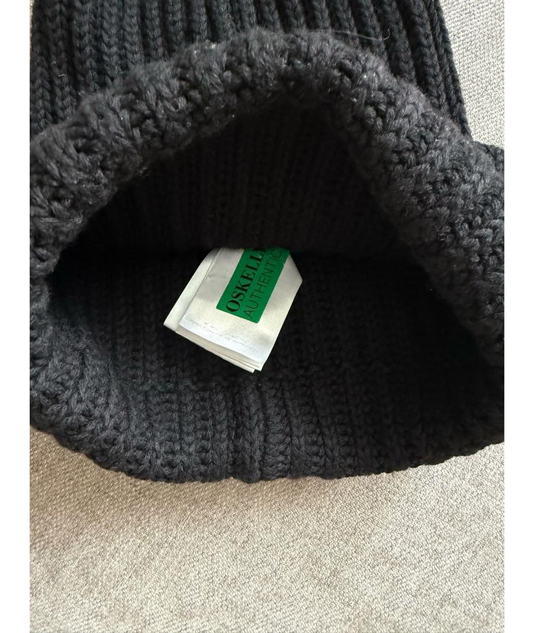 MONCLER Черная шапка, фото 3