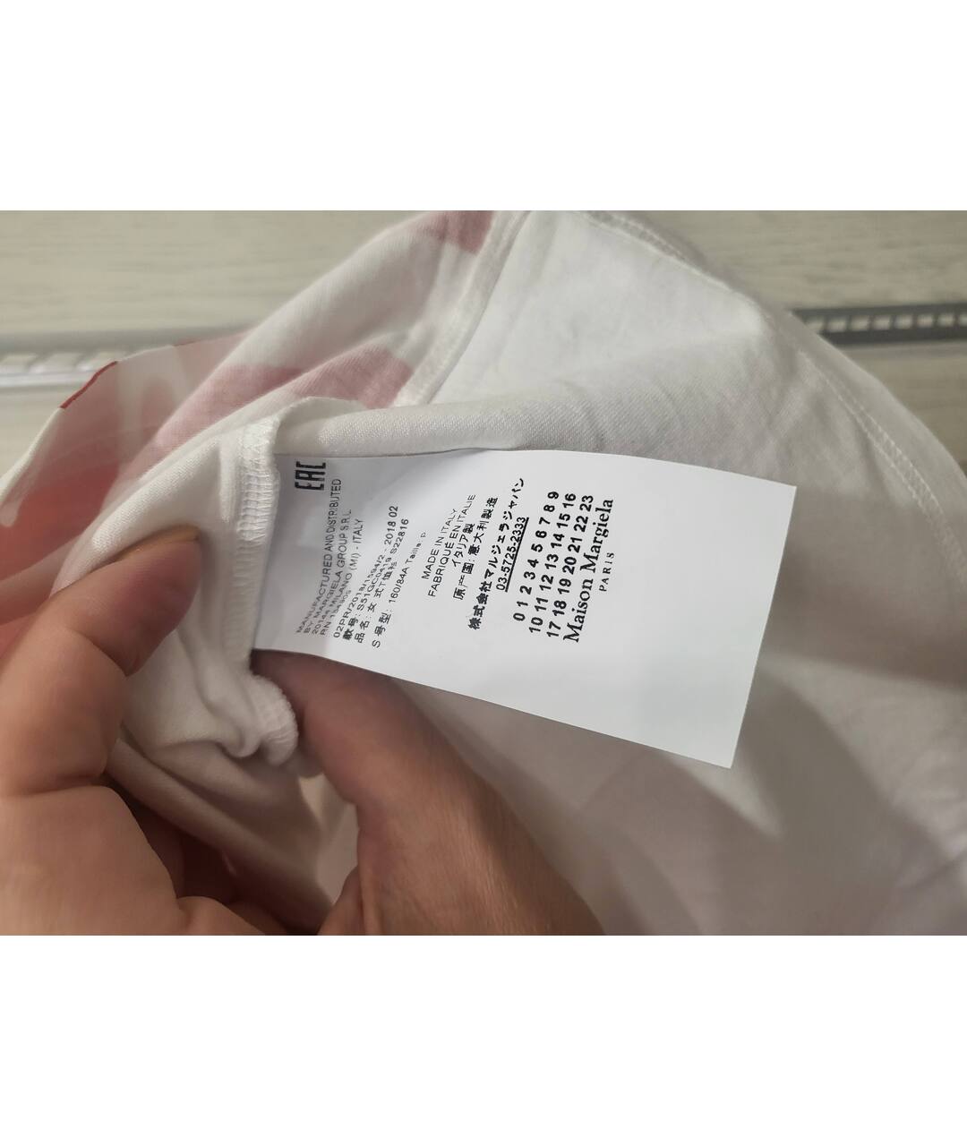 MM6 MAISON MARGIELA Белая хлопковая футболка, фото 3