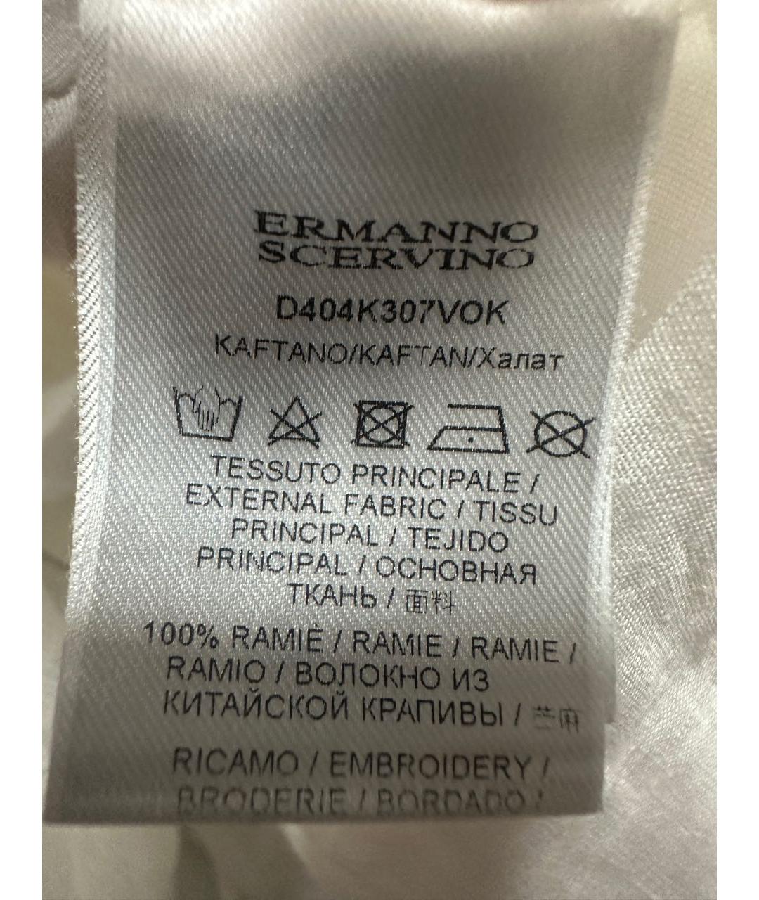 ERMANNO SCERVINO Белое повседневное платье, фото 5