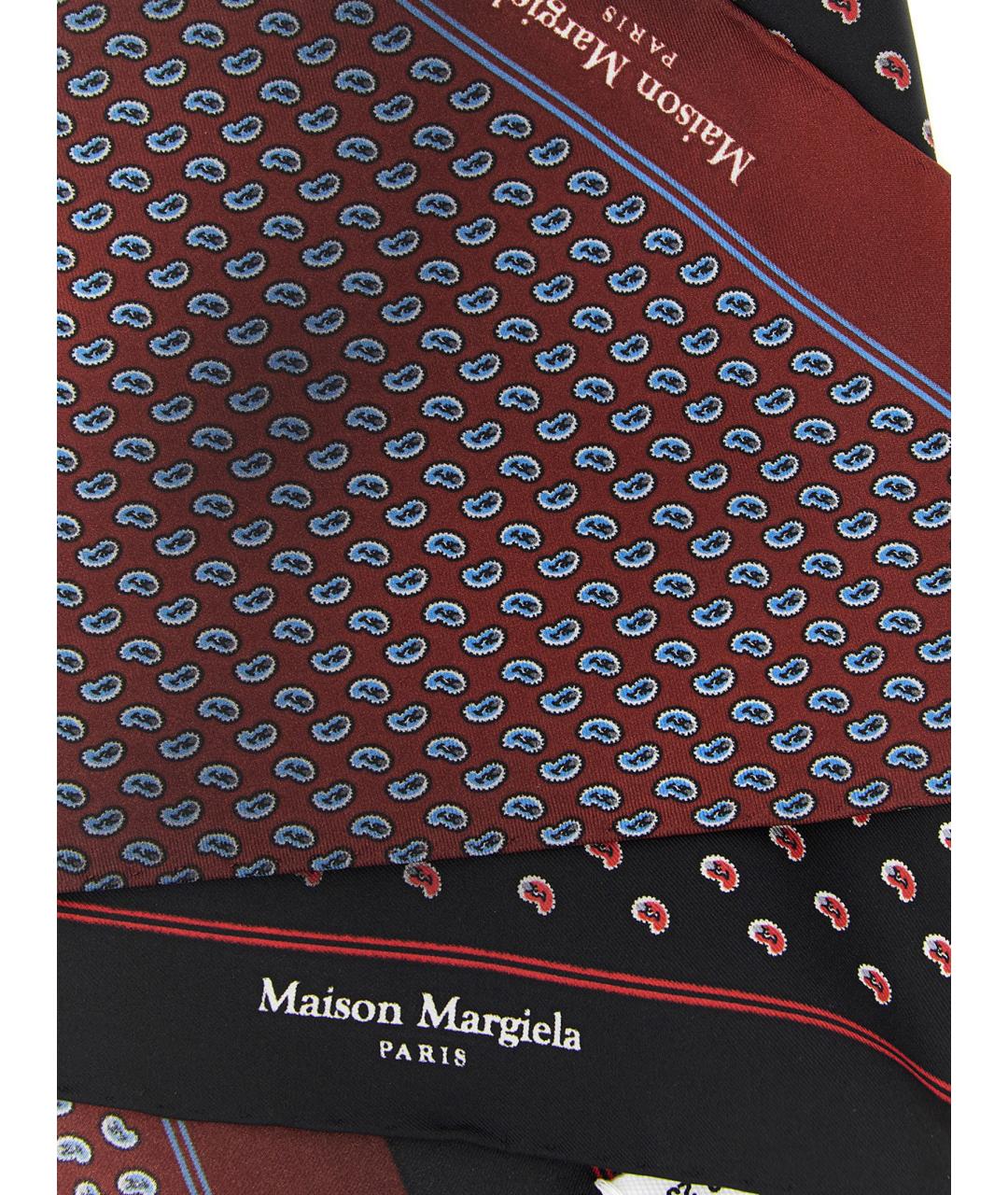 MAISON MARGIELA Мульти шелковый шарф, фото 2