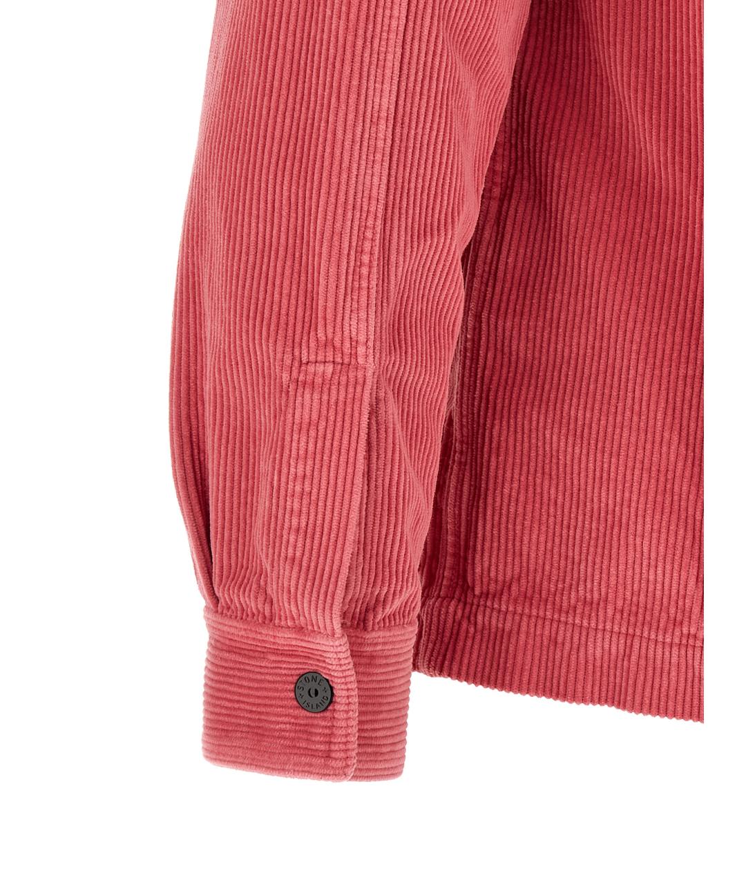 STONE ISLAND Розовая хлопковая куртка, фото 4