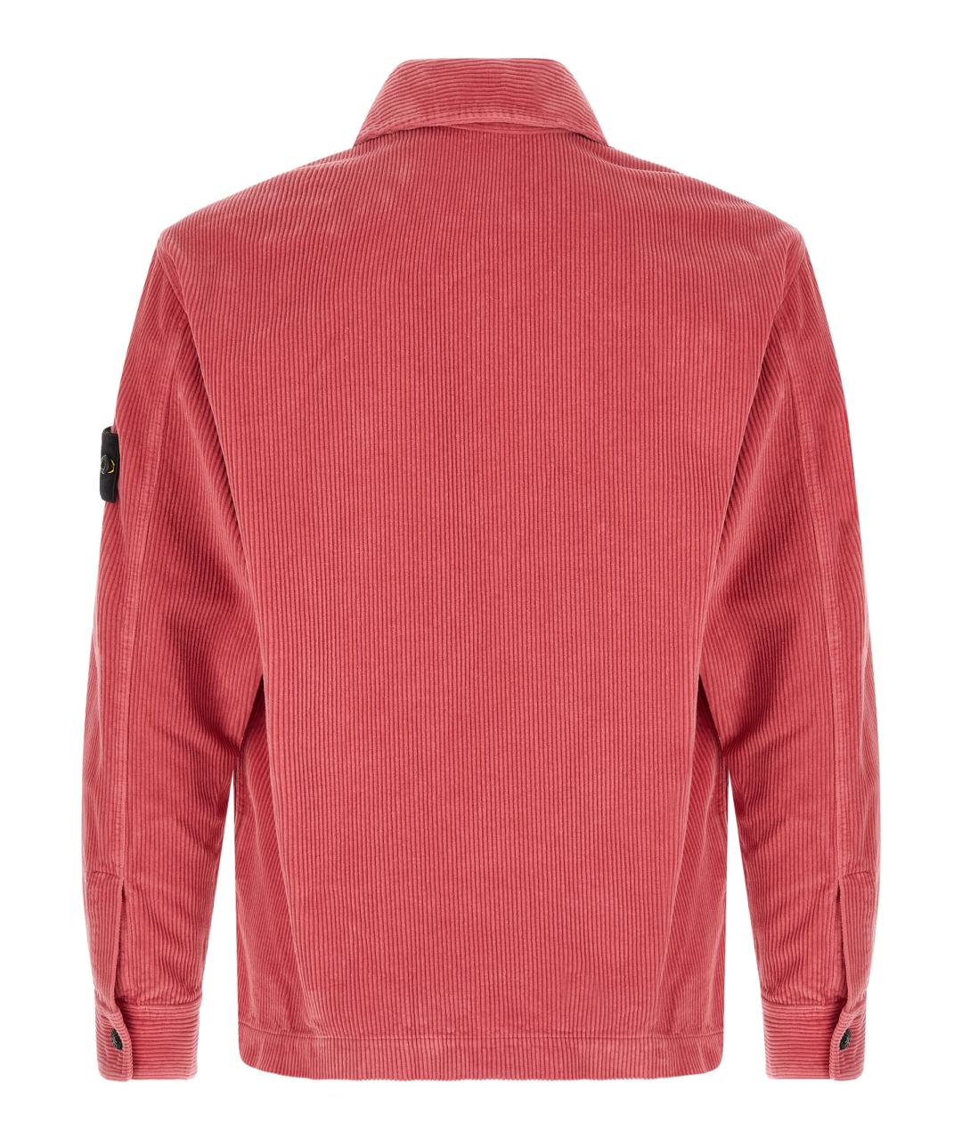 STONE ISLAND Розовая хлопковая куртка, фото 2