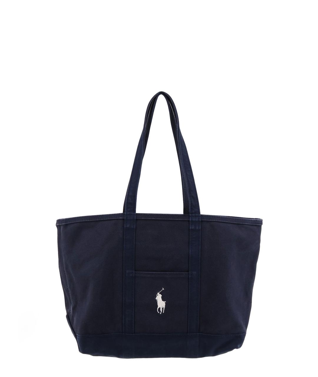 POLO RALPH LAUREN Синяя сумка тоут, фото 1