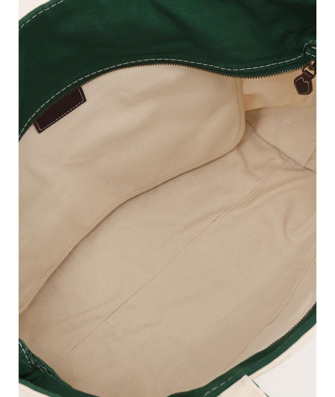 POLO RALPH LAUREN Белая сумка тоут, фото 4