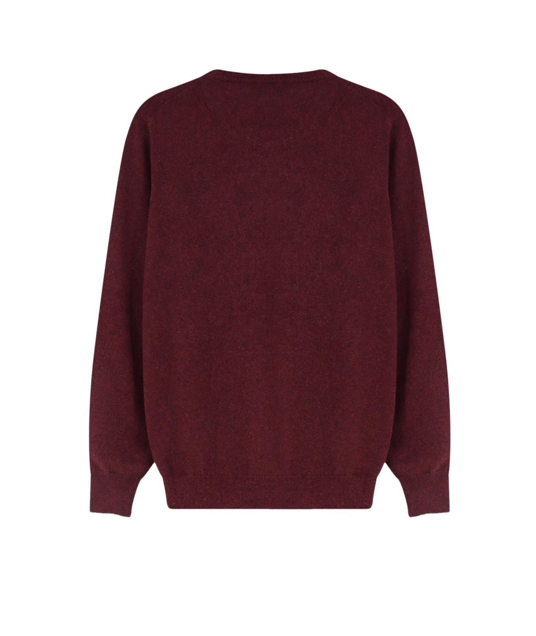 BRUNELLO CUCINELLI Бордовый кашемировый джемпер / свитер, фото 2