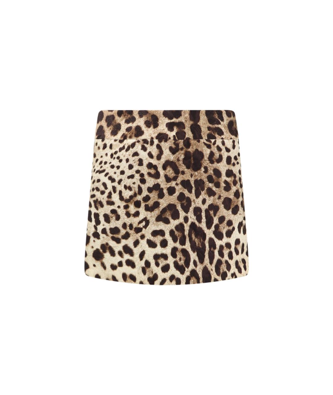DOLCE&GABBANA Мульти хлопковая юбка мини, фото 1