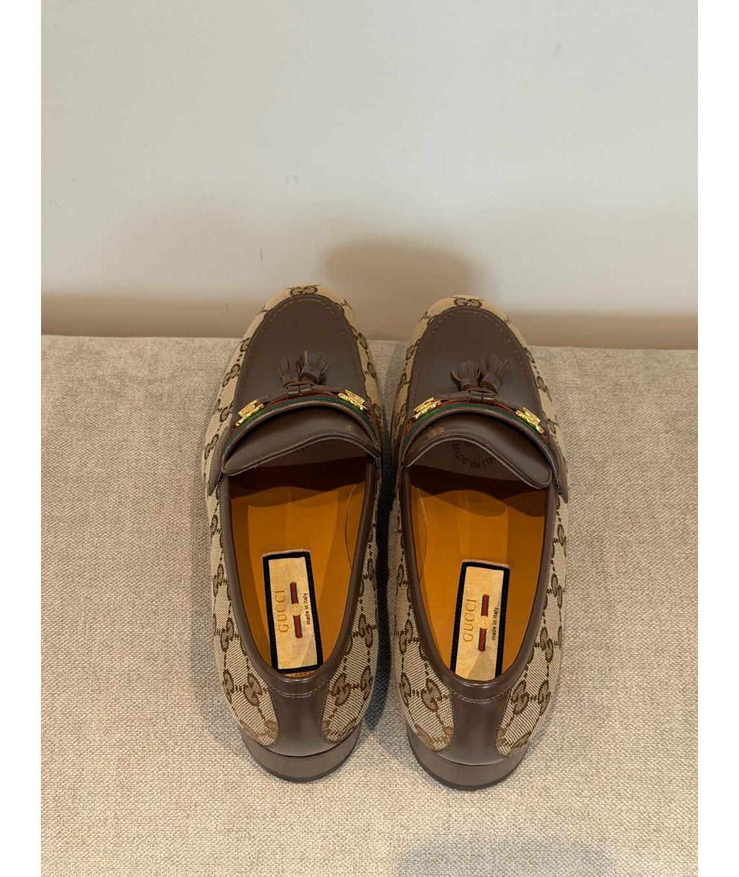 GUCCI Коричневые лоферы, фото 3