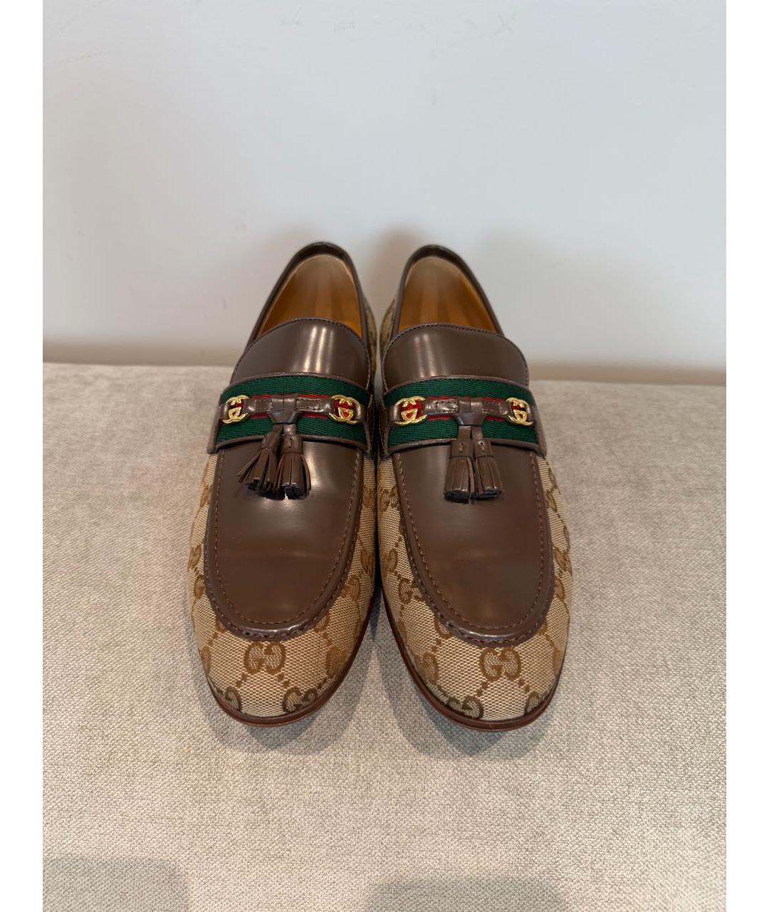 GUCCI Коричневые лоферы, фото 2